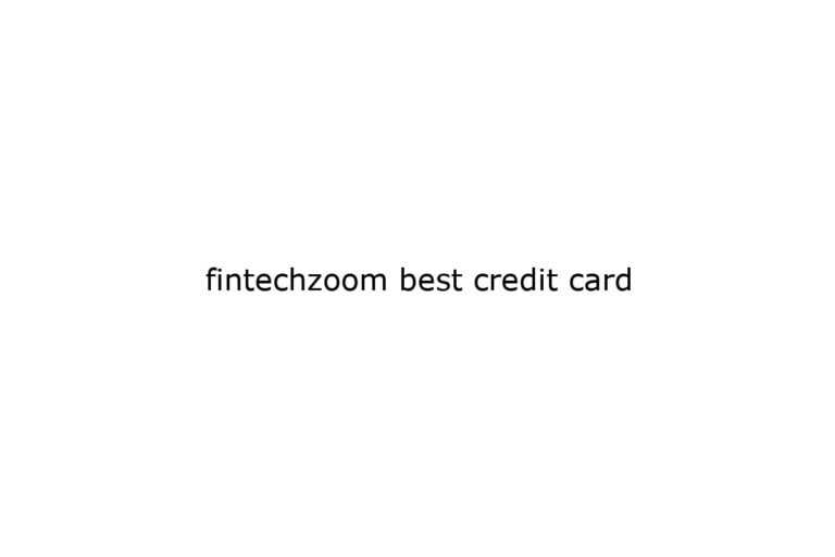 fintechzoom-best-credit-card