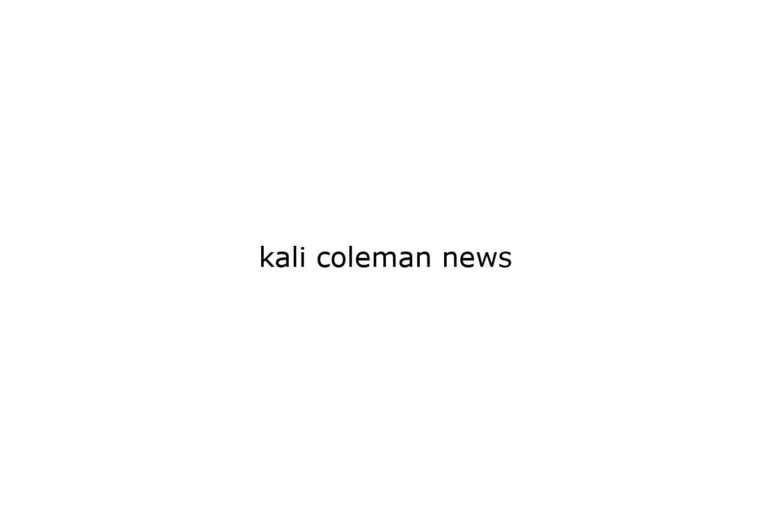 kali-coleman-news