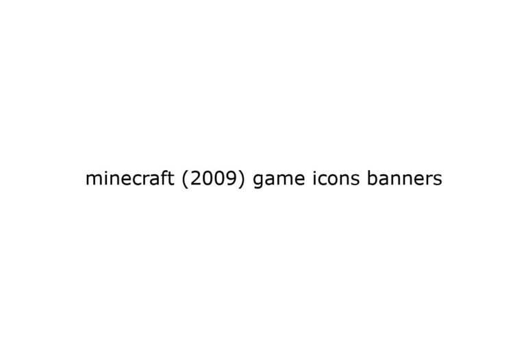 minecraft-2009-game-icons-banners