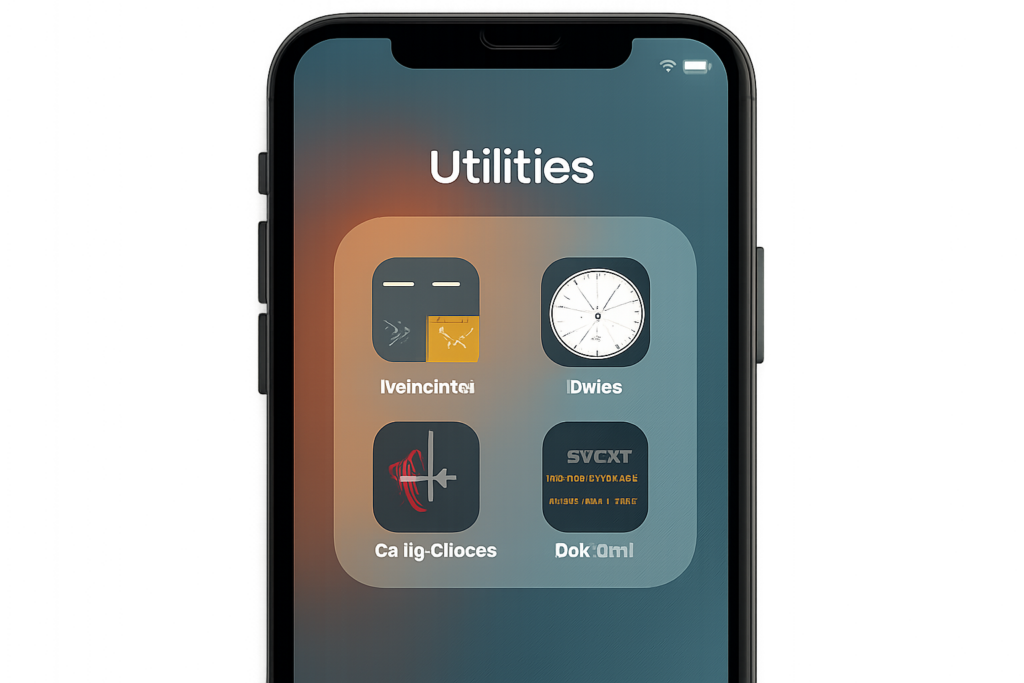 utilities on my phone