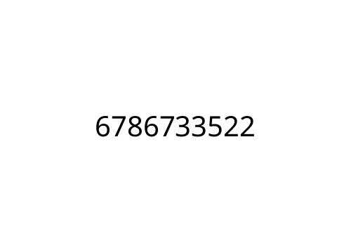 6786733522
