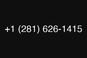 +1 (281) 626-1415