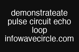 demonstrateate pulse circuit echo loop infowavecircle.com