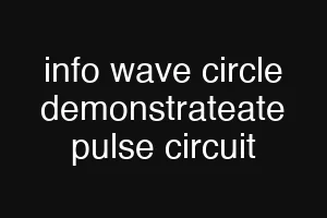 info wave circle demonstrateate pulse circuit