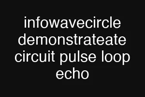 infowavecircle demonstrateate circuit pulse loop echo