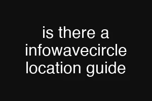 is there a infowavecircle location guide